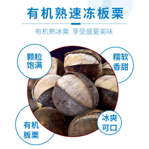 神栗有机冰板栗  120g*6袋 商品图4
