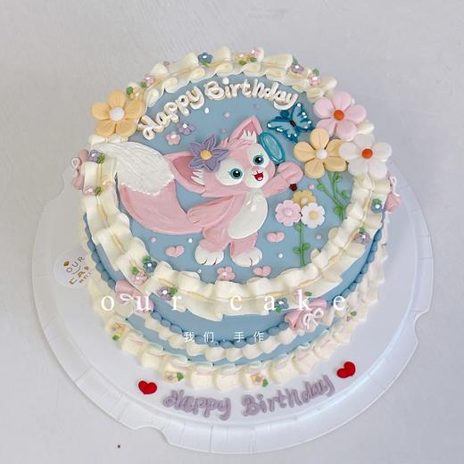 迪士尼玲娜贝儿手绘复古蛋糕-低糖处理无添加 商品图2