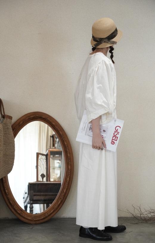 elsa esturgie 奶白结袖衬衫上衣 商品图3