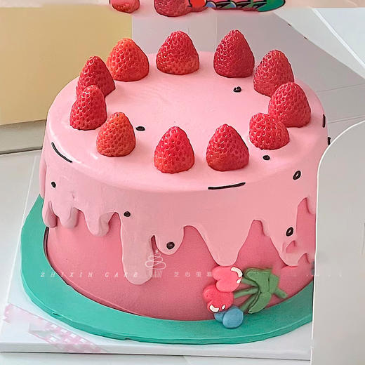 【莓莓果园】“莓”时“莓”刻，都要开心 动物奶油蛋糕 商品图0