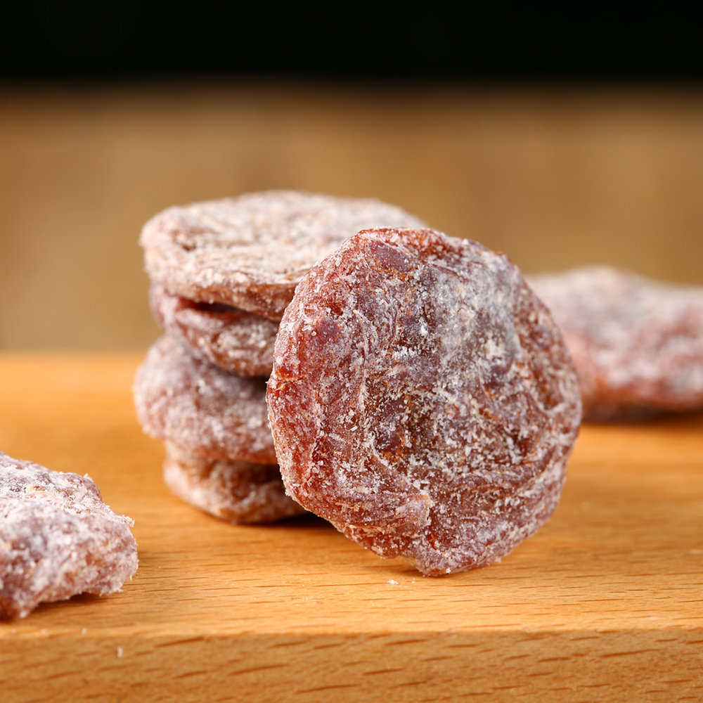 陈皮梅饼112克盐津梅饼陈皮味话梅肉无核梅子酸梅干