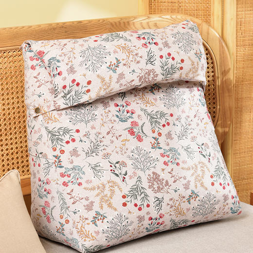 雅蕊系列及扣多功能三角床靠沙发床头飘窗靠背 商品图2