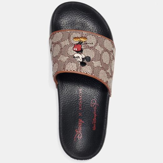 夏日大促！Disney X Coach 提花米奇拖鞋 商品图2