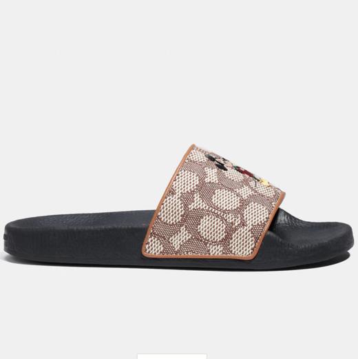 夏日大促！Disney X Coach 提花米奇拖鞋 商品图3