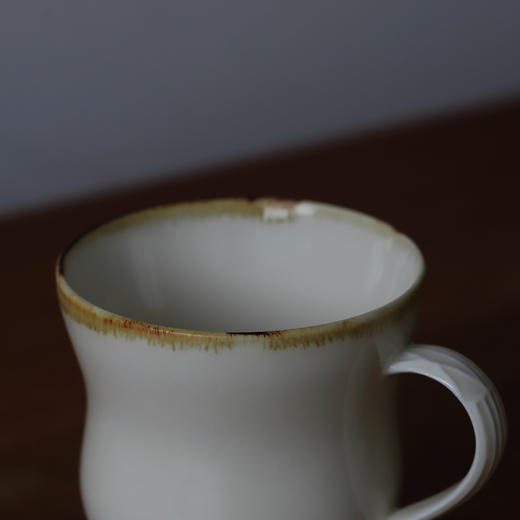 「中国 沈呈呈」米黄釉系列 咖啡杯 马克杯 茶杯 商品图5