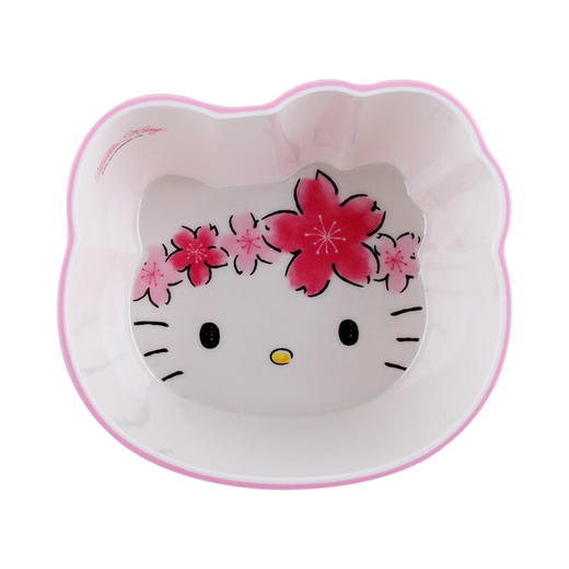 五和樱花凯蒂猫头型碗YKT-S169+五和樱花凯蒂猫勺子 商品图2