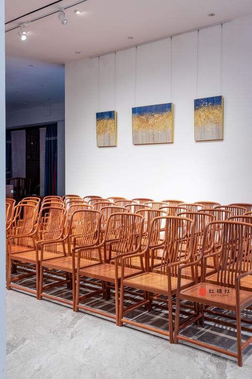 红桥红  家具严选  缅甸花梨(大果紫檀）  【嘉选 梳背椅】 商品图1