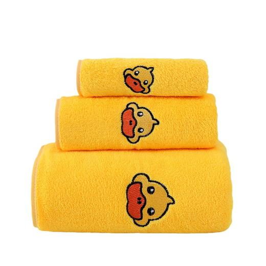<有书独家>【云朵般柔软 呵护宝宝娇嫩肌肤】小黄鸭毛巾浴巾方巾洗脸巾幼儿园婴儿用品毛巾长方形方巾帕子 商品图4