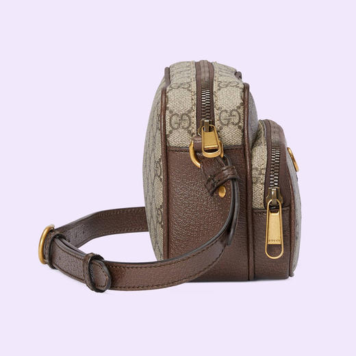 【二】GUCCI 古驰 男士 Ophidia系列 GG Supreme帆布小号邮差包 混色 723312 96IWT 8745 商品图1