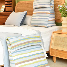 海洋条纹系列及扣款床头沙发软包腰靠