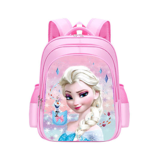 【公主系❗️大容量减负护脊书包】跳跳虎背着鸭嘴兽，在冰天雪地里畅游自如；彩虹鱼陪伴着蓝色的海洋，在汪洋大海中探索未知。新款冰雪儿童女孩小学生书包背包开学季常备开学季 商品图4