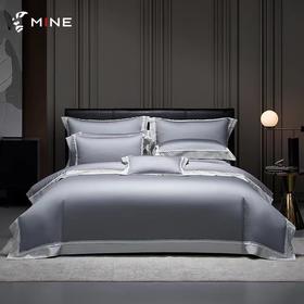 10楼寐  长绒棉缎纹蕾丝大床笠四件套--卡萝 （248*248cm）  吊牌价 6499 元 活动价5199