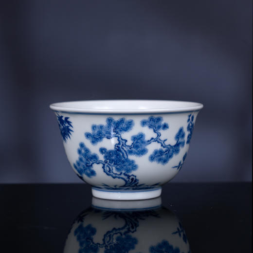 青花岁寒三友杯 商品图2