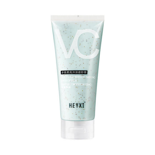 【护肤新宠！拍一发二】HEYXI韩媛熙VC磨砂膏200ml，柔亮沐浴SPA！它能去除死皮、角质，让你的肌肤变得柔亮。它的温和性，安全无刺激，让你轻松享受SPA！ 商品图4