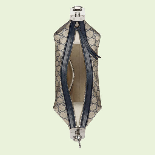 GUCCI 古驰 女士 Attache系列 GG Supreme帆布小号单肩背包 混色 702823 96GRN 4082 商品图2
