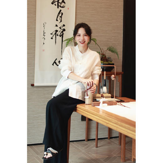 【线上专属】阔腿裤（23709003B-京元D256） 商品图0