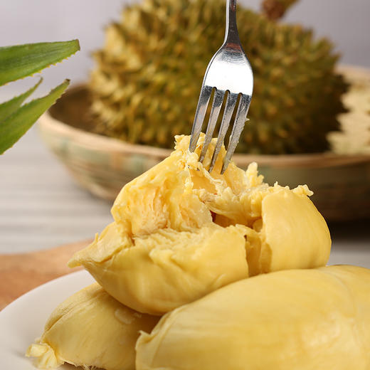 【超值10斤装！泰国金枕榴莲】 口感细腻冰淇淋般的香甜果肉，人口香甜软糯，皮薄肉厚，香气四溢，吃在嘴里甜在心里，9分熟新鲜香甜，外皮凹凸有致整个水果-觅食坊 商品图1