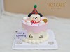 1027CAKE |  复古ins风 可爱款 立体狗狗 商品缩略图0