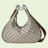 GUCCI 古驰 女士 Attache系列 GG Supreme帆布小号单肩背包 混色 702823 96GRN 4082 商品缩略图0