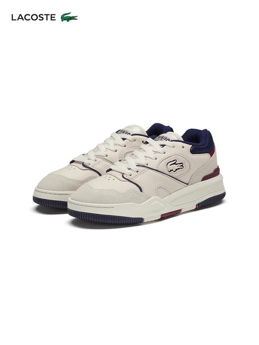【海南专供价】Lacoste法国鳄鱼女鞋舒适透气低帮运动鞋46SFA0075 商品图0