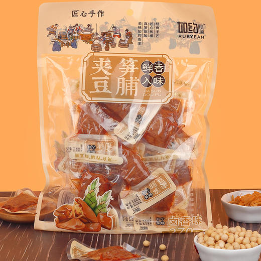 270g如约初品夹笋豆脯（卤香味） 商品图0