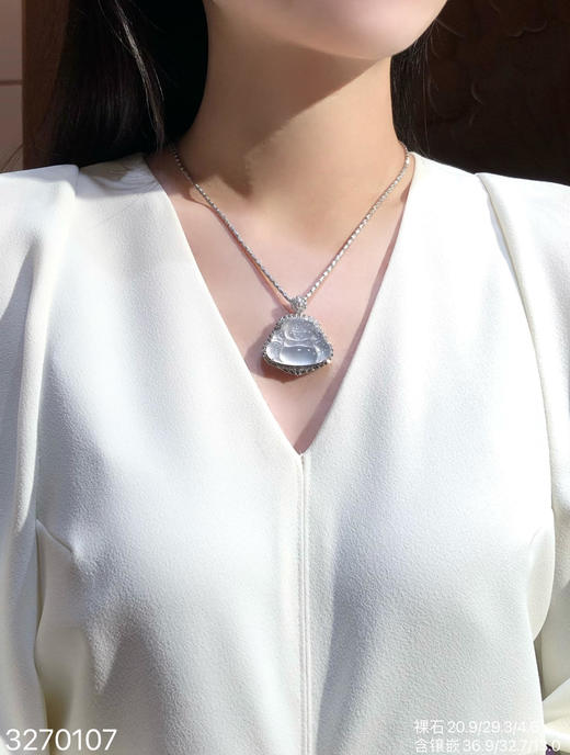 3270107，玻璃佛公吊坠。具体价格微信咨询 商品图4