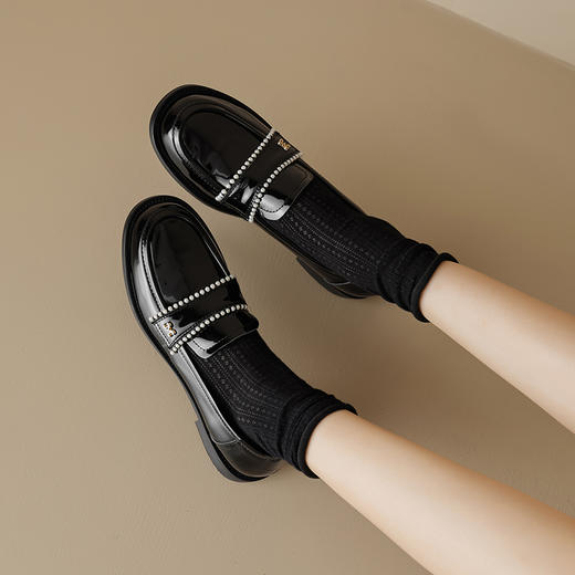 时尚减龄，里外全皮乐福单鞋LGYZ-673 商品图11