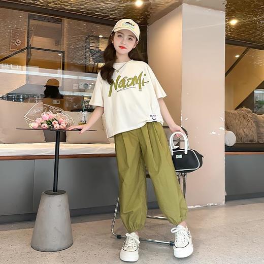 女童夏装套装薄款2023新款洋气儿童夏季短袖两件套女大童运动夏款 商品图3