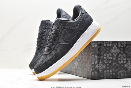 耐克CLOT x Fragment Design x Nike Air Force 1 JT空军一号经典低帮百搭休闲运动板鞋AO9286-100男女鞋 商品图6