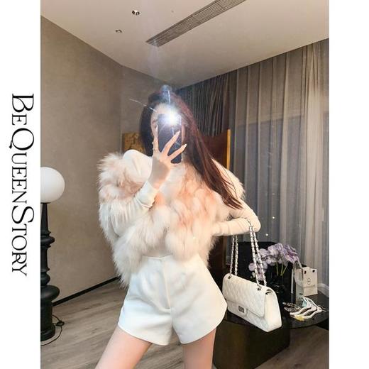 BeQueenStory【比例神裤】时尚气质高腰简约百搭短裤2023夏季新款 商品图3