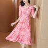 气质优雅，夏季新款百搭减龄显瘦大摆裙女法式淑女风碎花连衣裙AHM-ryfs6275 商品缩略图1