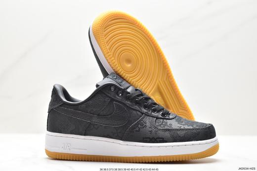 耐克CLOT x Fragment Design x Nike Air Force 1 JT空军一号经典低帮百搭休闲运动板鞋AO9286-100男女鞋 商品图4