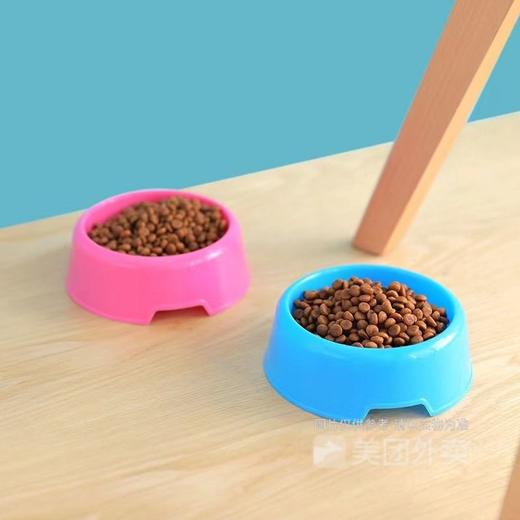 【应急凑单】糖果色轻质环保无毒小号圆口单碗猫狗水碗食盆/1个 商品图1
