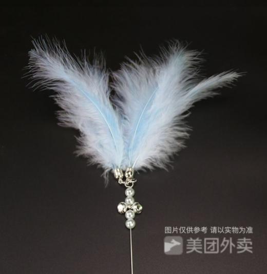 仙女逗猫棒铃铛羽毛钢丝互动玩具逗猫棒 商品图3