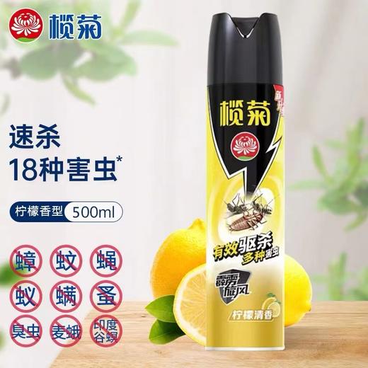 榄菊杀虫剂金霸旋风速杀型家用室内蚊虫苍蝇蚂蚁灭蚊蟑螂药杀虫水500ml一瓶 商品图1