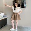 女童夏装短袖套装2023新款洋气童装儿童夏季裙子两件套女大童衣服 商品缩略图2