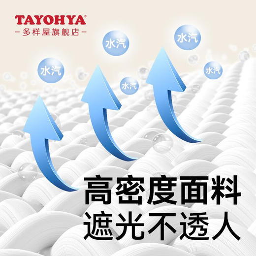 【6F】多样屋（TAYOHYA）浴帘免打孔浴帘布浴室防水隔断帘干湿分离 1.8m*1.8m 商品图4