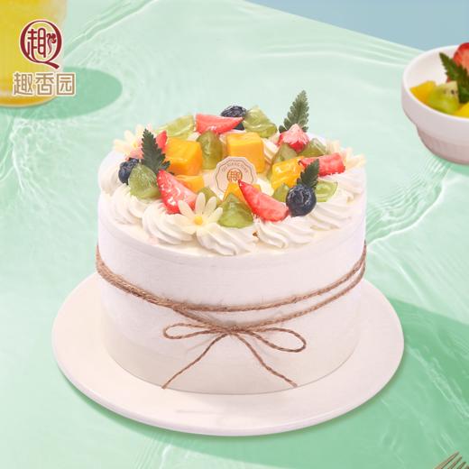 水果季-夏日清新 1.5磅乳脂动物奶油蛋糕 商品图0