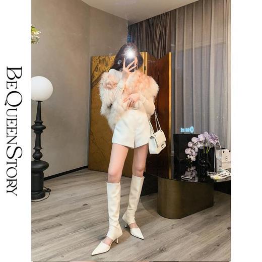 BeQueenStory【比例神裤】时尚气质高腰简约百搭短裤2023夏季新款 商品图4