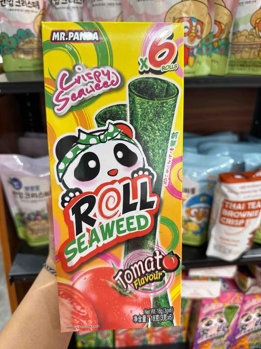 熊猫先生番茄芝麻颗粒调味海苔卷18g 商品图0
