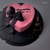 Black Pink 黑粉爱心纪念蛋糕 商品缩略图1