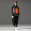 PINLI品立秋季新款男士黑色上衣连帽拼接套头卫衣B233109013 商品缩略图4