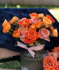 【第一天】长约50-55cm伦敦眼玫瑰8 橙色芭比多头玫瑰1 果汁泡泡2 欢乐颂玫瑰4（小老弟设计） 商品缩略图5