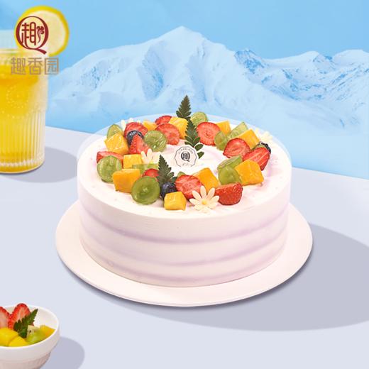水果季-甜蜜城堡 乳酪动物奶油水果蛋糕 商品图0