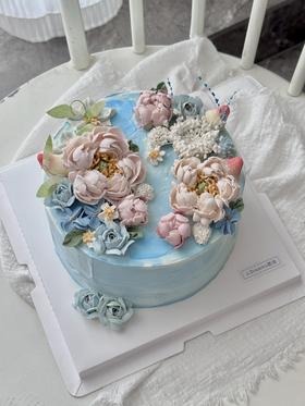 韩式裱花-蓝屿（提前2天以上预订）