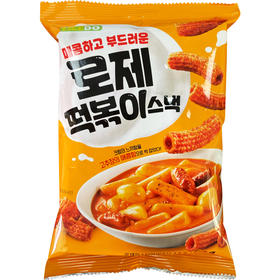 涞可香辣芝士味年糕条83gLIKEDO 로제 떡볶이스낵