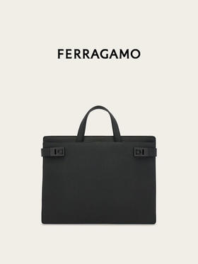 FERRAGAMO 菲拉格慕 公文包男  0763935-002 .牛皮革（暂无品牌物料包装）