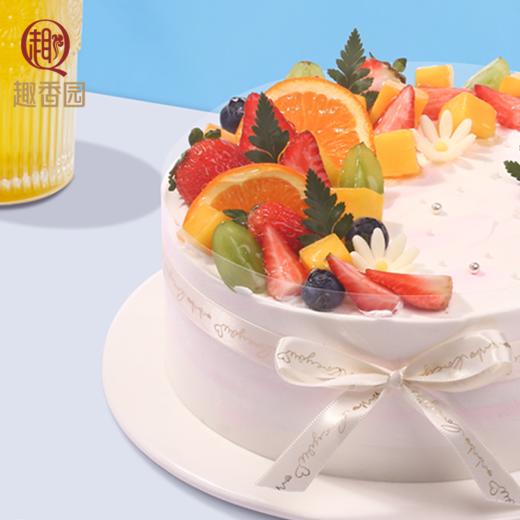 水果季-鲜果奇缘 乳酪动物奶油水果蛋糕 商品图1