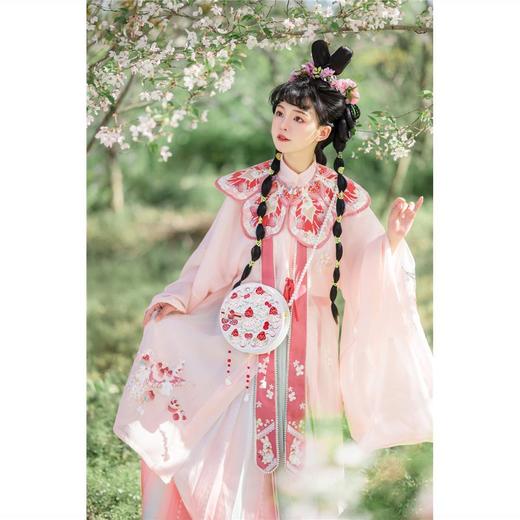 【草莓兔兔闺蜜包】茶茶原创古风包汉元素手工刺绣汉服包夏斜挎包 商品图2