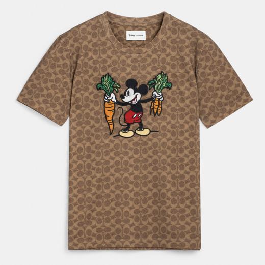 断码好折！Disney X Coach 女款老花米奇T恤 商品图0